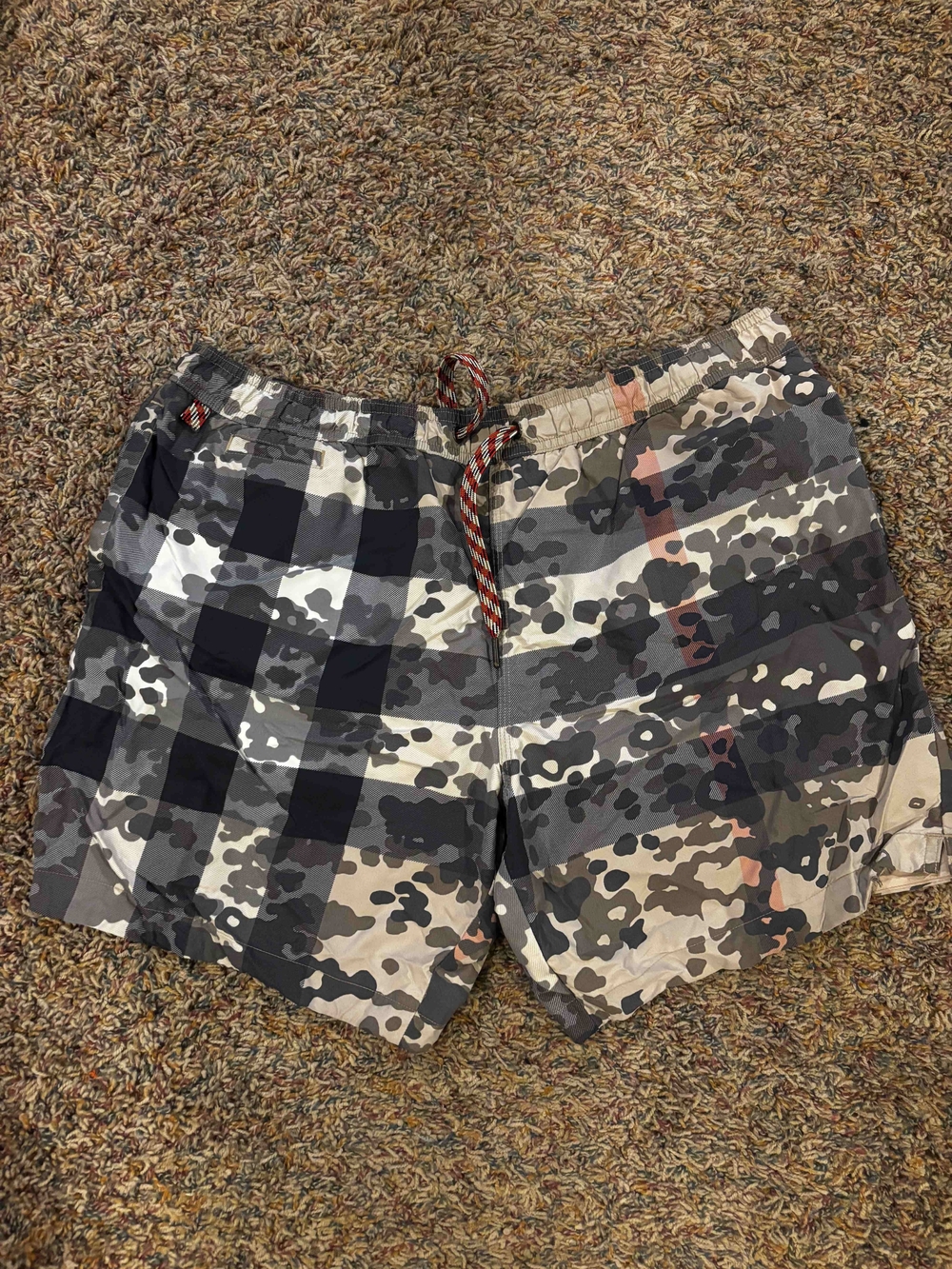 Authentic Men's Burberry Desert Camo Swim Shorts Large